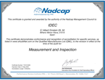 Quality certification
