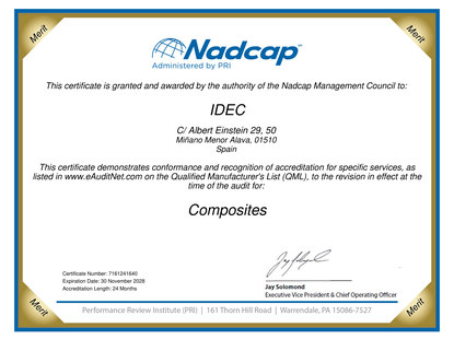 NADCAP Aerospace Composites
